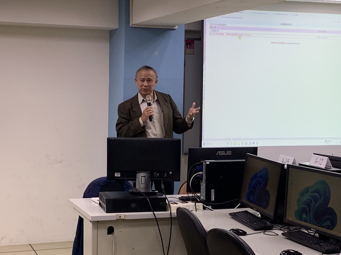 工程學院謝院長活動開幕致詞圖片